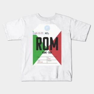 Rome Luggage Tag Kids T-Shirt